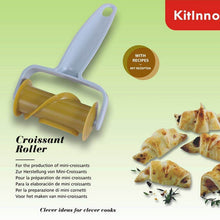 Load image into Gallery viewer, 9 Style Rolling Cookie Cutters Round Dough Roller Slices Biscuit Cookies Fondant Lattice Cutter Pastry Tools Christmas Tree Dies