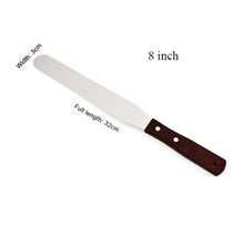 Load image into Gallery viewer, 4/6/8/10 inch Stainless Steel Cake Spatula Butter Cream Icing Frosting Knife Smoother Kitchen Pastry Cake Decoration Tools