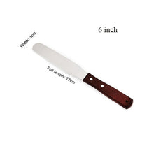 Load image into Gallery viewer, 4/6/8/10 inch Stainless Steel Cake Spatula Butter Cream Icing Frosting Knife Smoother Kitchen Pastry Cake Decoration Tools