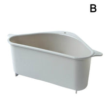 Load image into Gallery viewer, Kitchen Triangle Sink Drain Rack Vegetable Rack Household Triangle Hangable Storage Convenient Punch-Free Tray Storage Basket