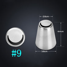 Load image into Gallery viewer, Russian Tulip Icing Piping Tips Nozzles Stainless Steel Flower Cream Pastry Leaf Tips Nozzles Bag Cupcake Cake Decorating Tools